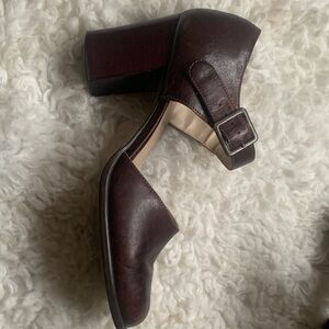 Brown Leather Women's Shoes